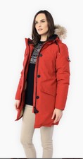 Ladies Red Penfield Hoosac Down Parka - Medium (10-12)