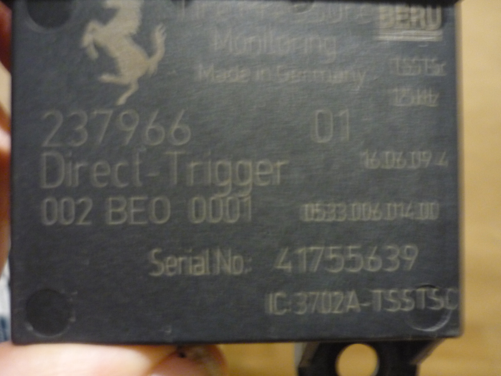 Ferrari 458,488,California,F12,FF -TPMS Direct Trigger Module  P/N 237966