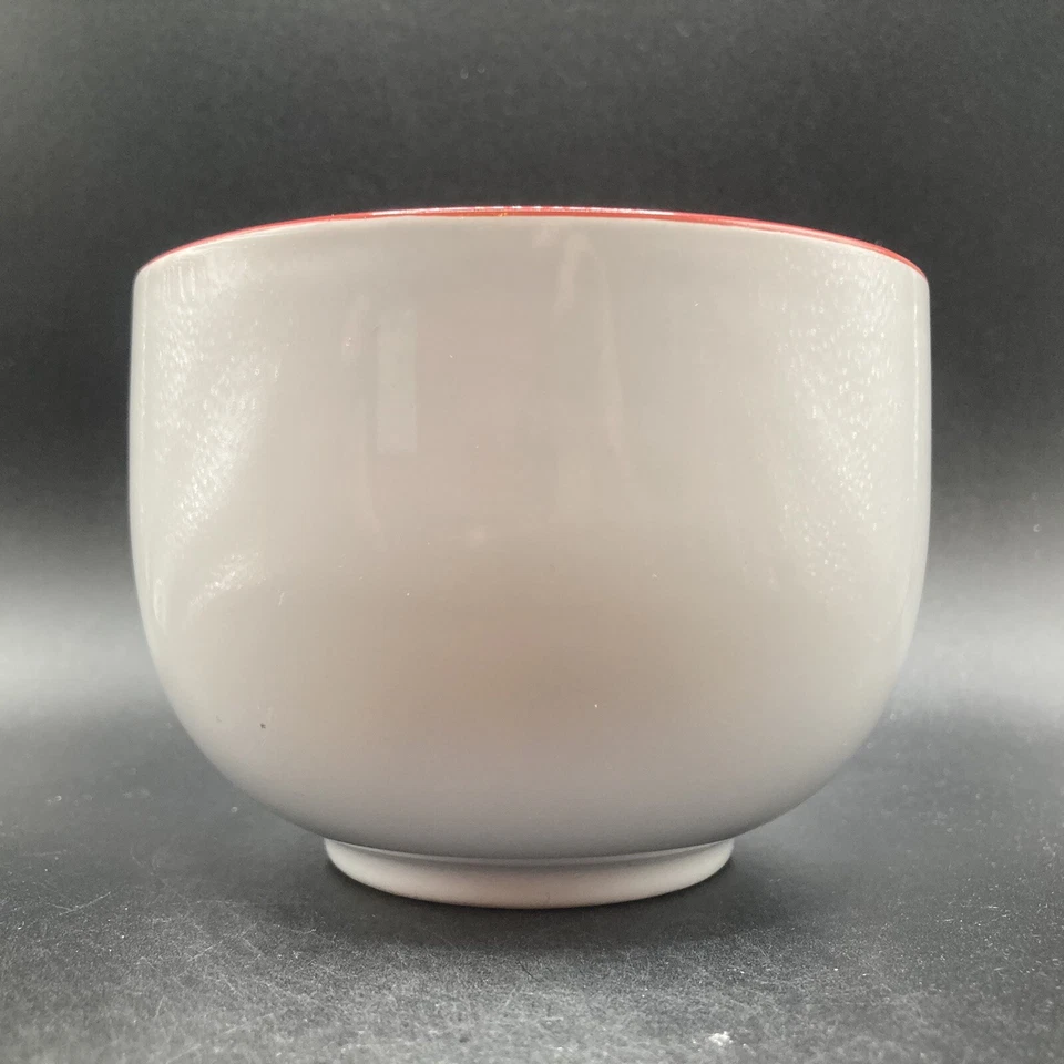 Starbucks Coffee 2014 Wide Ceramic Coffee Mug Red on White & Red Interior - Image 4 of 4