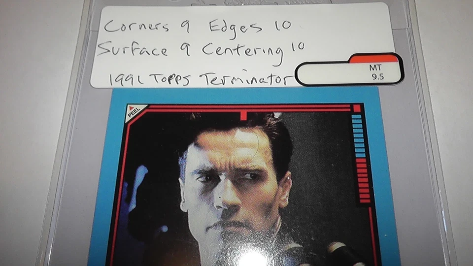 1991 Topps Grade 9.5 Card Sticker #21 Terminator T2 Movie Arnold Schwarzenegger - Image 2 of 4