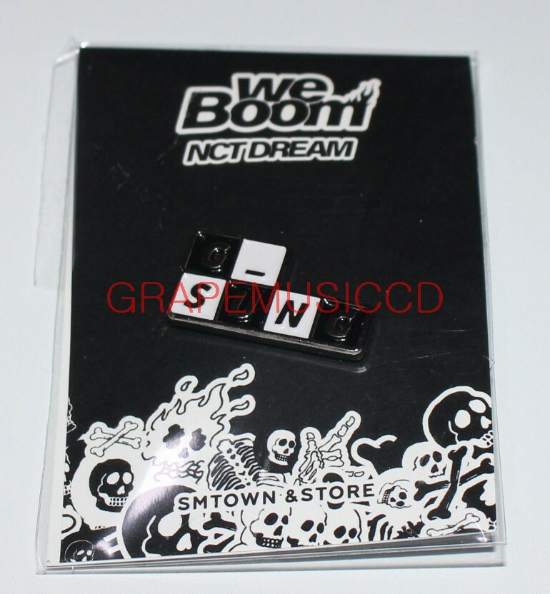 NCT DREAM WE BOOM SMTOWN DDP OFFICIAL GOODS DIY PIN BADGE SEALED