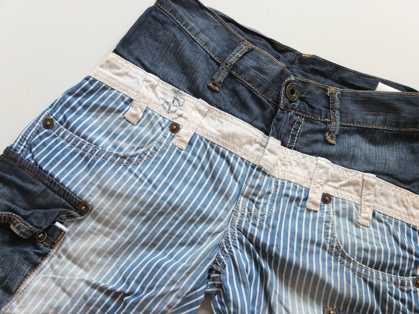 Replay & Sons Cool Cargo Bermuda Size 128 8 Years Top Blue image 2