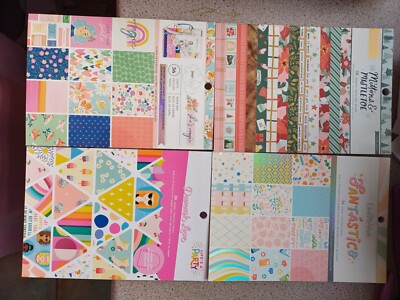 American Crafts einseitiger Papierblock 6''X8'' 36 Blatt Folie Akzente 4 Auswahl