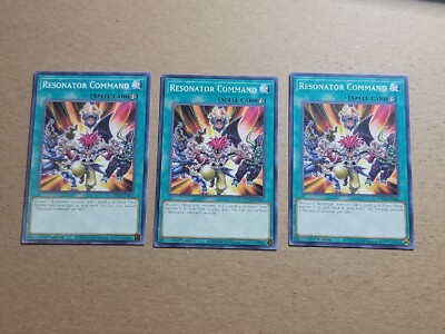3x Resonator Command - ETCO-EN062 - 1st Edition - YuGiOh-LP 