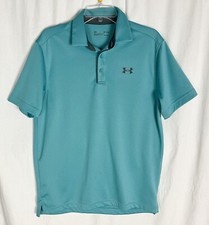 Under Armour Men's UA Tech Performance Loose-Fit Golf Polo Team Shirt Size M