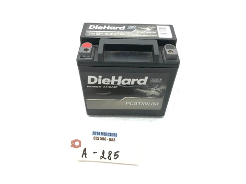 2012-2018 MERCEDES CLS550 4.6L V8 BATTERY DIEHARD PLATINUM OEM.