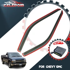 For 88-98 Chevy GMC C1500 K1500 Window Visor Sun Rain Deflector Guard 2PCS Set