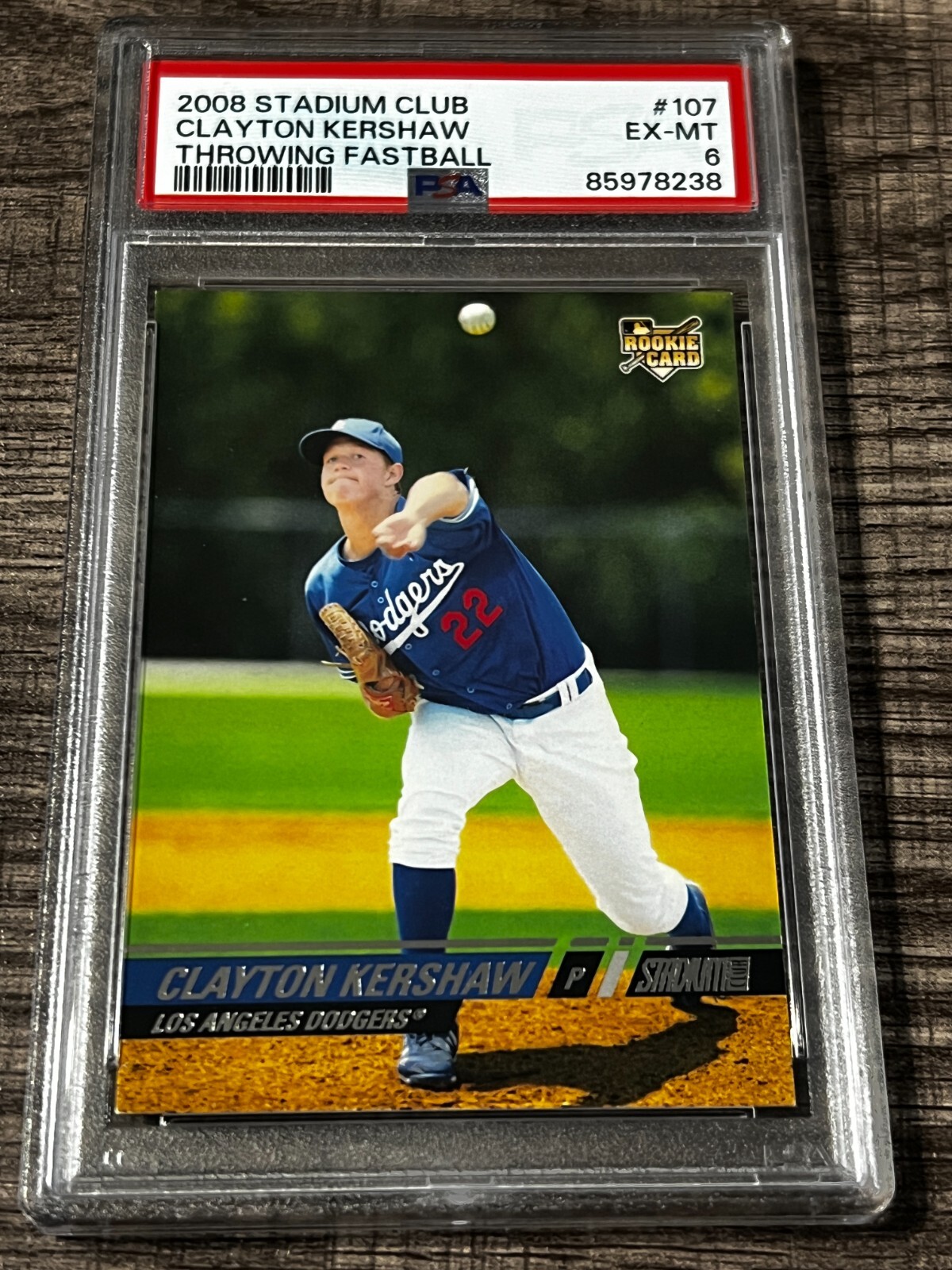 2008 Clayton Kershaw RC カーショー ルーキー カード topps stadium