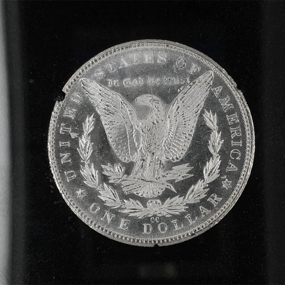 1884-CC Morgan Silver Dollar $1 Carson City GSA Hoard NGC MS62 - Image 4 of 4