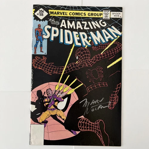 Amazing Spider-Man 188 VF. Signed By Marv Wolfman. Rare Whitman Variant. C Pix