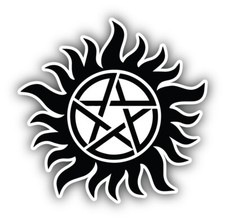 Supernatural Anti Posession Symbol Vinyl Sticker Car Bumper Decal