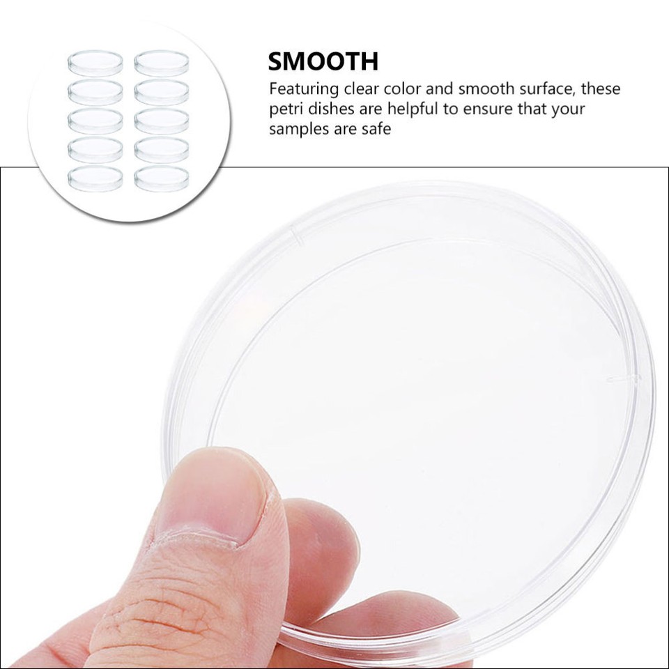 10 Pcs Laboratory Petri Tray Tissue Dish Dishes Plate Plates eBay