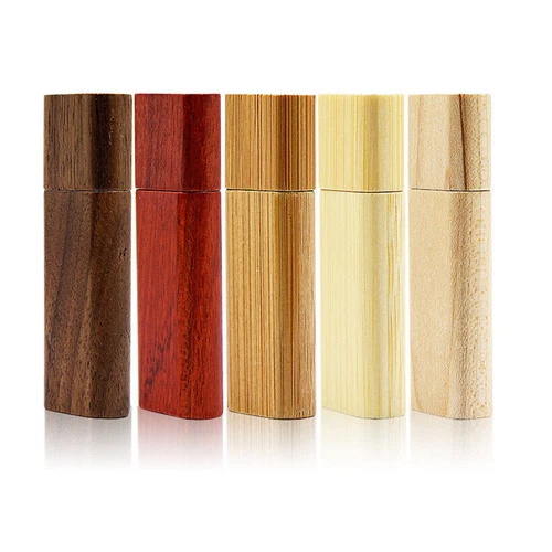 Lot 10PCS 1/2/4/8/16GB Engraved Wood USB Flash Drive Memory U Stick Custom Logo