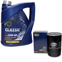 MotoröL Set 10W-40 5 Liter + ÖLfilter SM 111 FüR Audi 80 90 Cabriolet Coupe