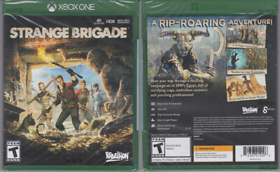 Jeu Strange Brigade - Microsoft Xbox One (compatible Series X) - Version PAL, Bon état, Testé