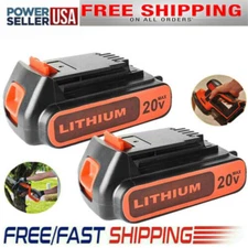 2PACK For Black &Decker 20V Lithium MAX Battery Li-Ion LBXR20 LBXR2020 3.8Ah NEW