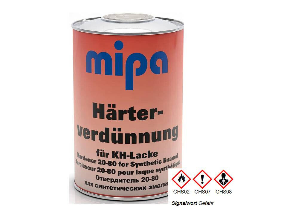 1L Mipa Härterverdünnung für Kunstharz KH Decklacke 1 Liter Härter Verdünner