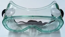 Indirect Vent Lab Safety Goggles - ANSI Z87.1 Protective Eyewear - Over Glasses