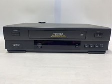 TOSHIBA W-403 4 Head VCR VHS Player Recorder Tested And Working No Remote