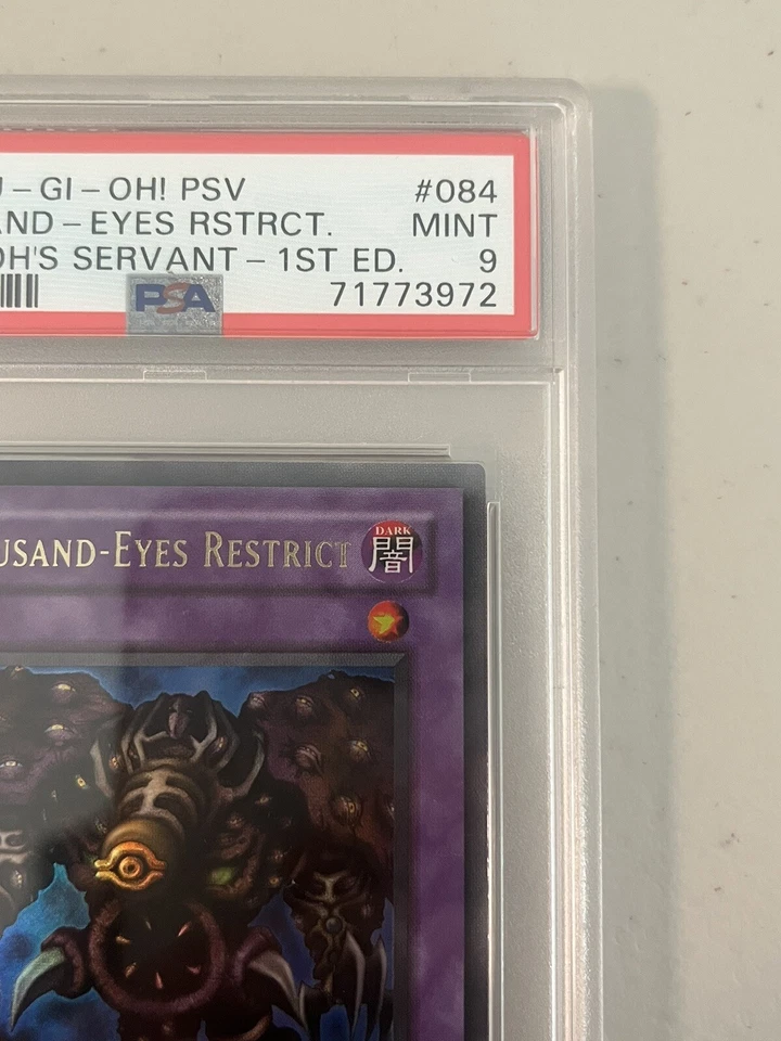 Thousand-Eyes Restrict | PSA 9 | 1st Edition  Ultra Rare| PSV-084 | YuGiOh - Image 3 of 4