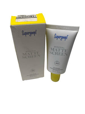 Supergoop Matte Screen SPF40 Sunscreen Sealed (READ)