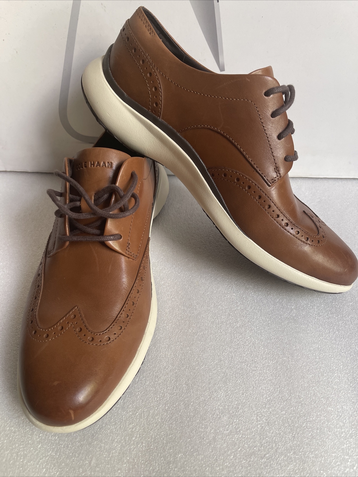 Cole Haan Grand Troy Wing Ox Oxford Men’s British Tan… Gem