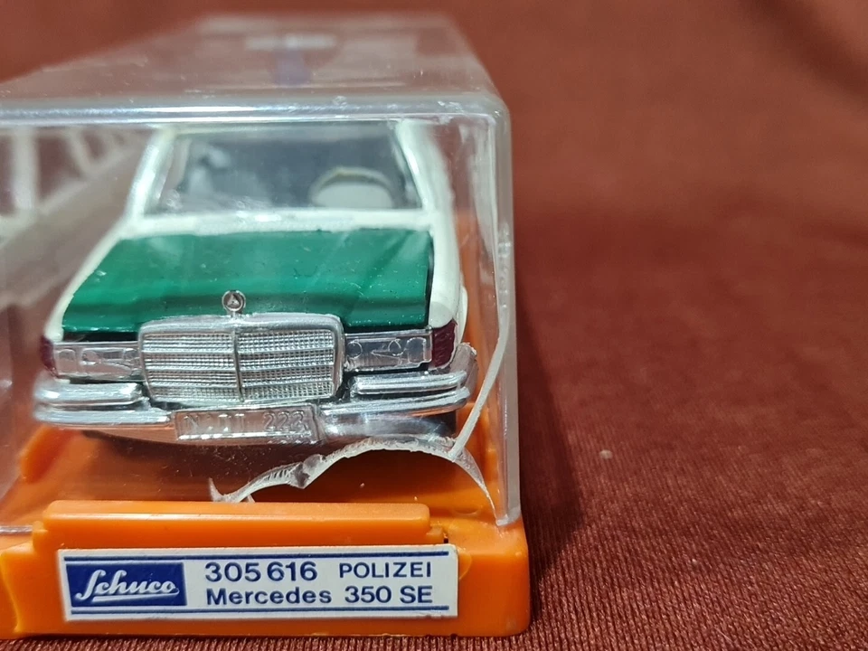 SCHABAK 305 616 MERCEDES 350 SE POLIZEI GERMANY SCALA 1/43 - Immagine 3 di 4