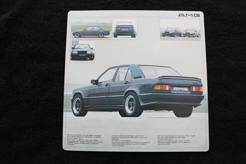 AMG Mercedes 190E 230E W201 Technik technical data Prospekt Blatt Brochure Sheet