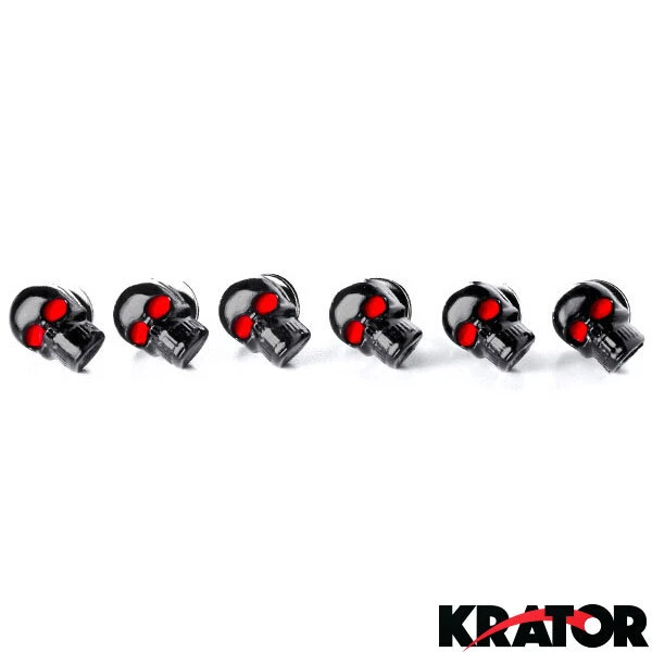 NUEVO GUARDABARROS/PLACA/PARABRISAS MOTO CALAVERA PERNOS ESQUELETO HERRAJES TUERCAS Foto 3 de 4