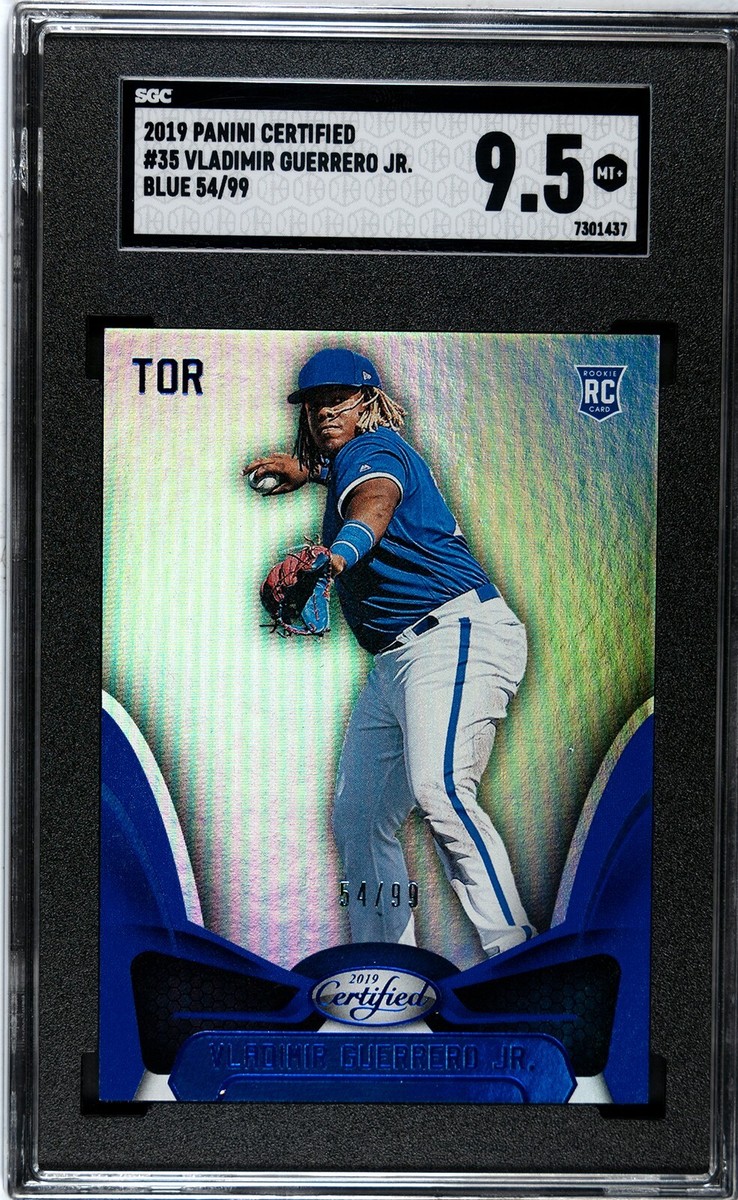 2019 Panini Certified #35 Vladimir Guerrero Jr. BLUE /99 SGC 9.5
