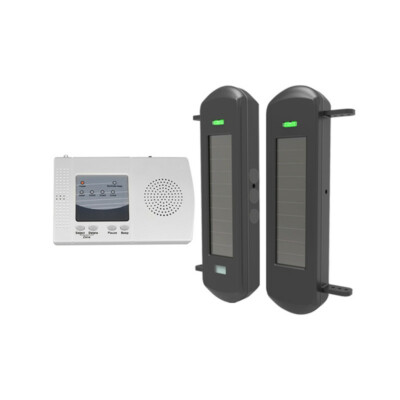 #ad #ad HTZSAFE Solar Wireless Driveway Alarm System No Wiring No Need Replace Battery $139.99