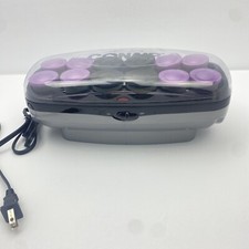 Conair Ion Shine Heated Hot Rollers Curlers CHV14JXR 12 Jumbo Rollers No Clips