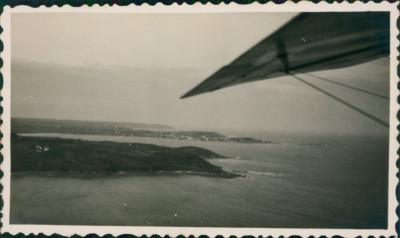 France, Aerial Photo of Pointe de Locquirec (Côtes d'Armor) Vintage si