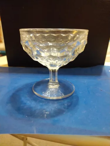 Vintage Clear Fostoria Glass American Sundae Dessert Ice Cream Bowl