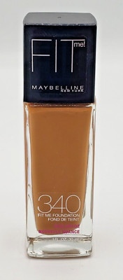 NEW MAYBELLINE  FIT ME liquid make Up Foundation 340 CAPPUCCINO