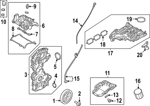 Genuine Nissan PCV Valve 11810-6RC0A