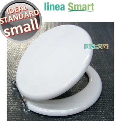 NUOVO SEDILE ASSE WATER COPRI WC BIANCO SMALL IDEAL STANDARD MARCA ACB ERCOS
