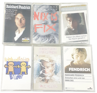 Rainhard Fendrich -Sammlung,Collection - Nix is fix - 6MC, Kassette- Zustand gut