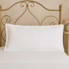 Romantische Bettwäsche mit echter Richelieu Spitze – 155/220 cm + 40x80 cm