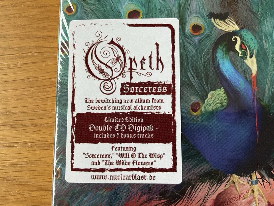 Opeth 2 CD Set Sorceress New & Sealed Limited Edition Digipak Nuclear Blast - Image 2 of 4