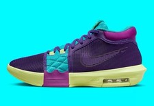 NIKE LEBRON WITNESS VIII Field Purple/White Basketball Shoes Men 11 / Women 12.5
