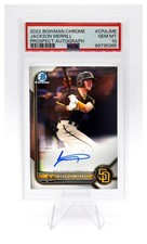 2022 Bowman Chrome Jackson Merrill #CPA-JME Prospect Autograph PSA GEM MT 10