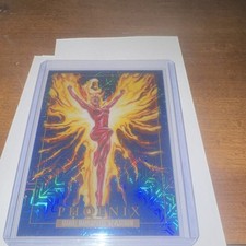 SkyBox - 2024 Marvel Masterpieces '92 Platinum X-Men Phoenix #67 Blue Traxx