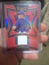 2025 Panini Select - Selective Swatches Chase Dollander  Red Prizm /99 Patch