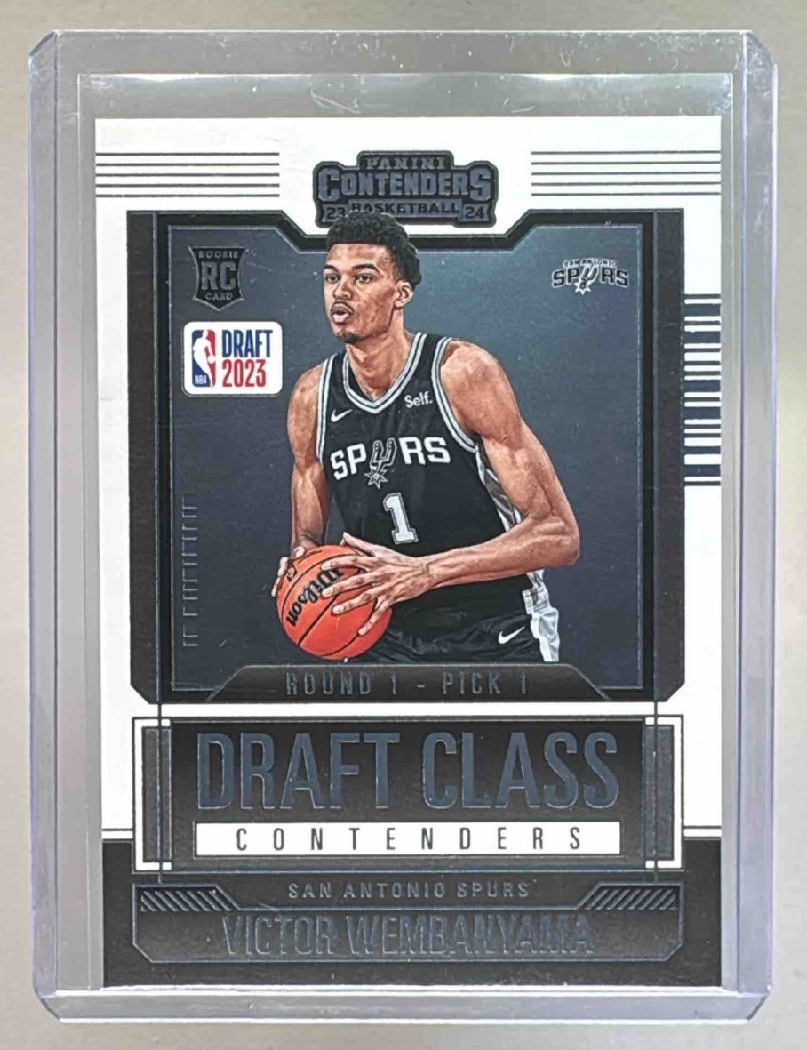 Victor Wembanyama 2023 Panini Contenders #9 Draft Class RC