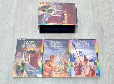 LE SEIGNEUR DES ANNEAUX Coffret Livres Intégrale FOLIO JUNIOR 2000 JRR TOLKIEN - Photo 1/4