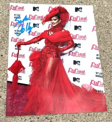 SASHA COLBY SIGNED 8x10 Photo RUPAUL'S DRAG RACE B