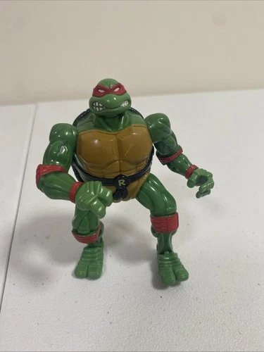 Vintage TMNT Rapid Recoilin Raphael Action Figure Playmates Loose