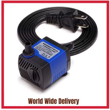 Small Fountain Pump, 80 GPH Submersible Water Pump for Aquarium Fish Tank