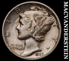 1937 Silver Mercury Dime - Scarce  Better Date  No Reserve  #i85